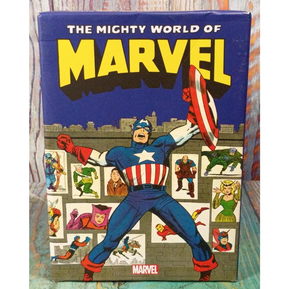 Mighty World of Marvel Box Set Spider-Man Iron Man Captain America & Avengers - Picture 3 of 13